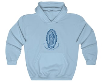 Our Lady Of Guadalupe, Catholic, Hooded Sweatshirt, Unisex Fit Pullover Hoodie