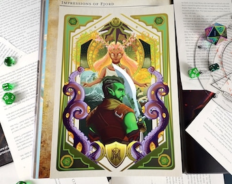 Critical Role Fjord A4 Fanart Print