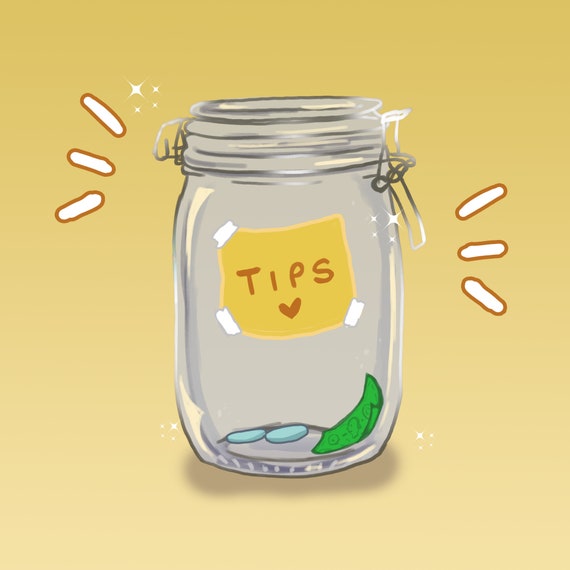 Tip Jar. Etsy