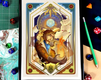 Papel crítico, Caleb Widogast - Impresión A5