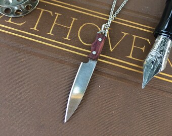 Miniature Chef's Knife Necklace