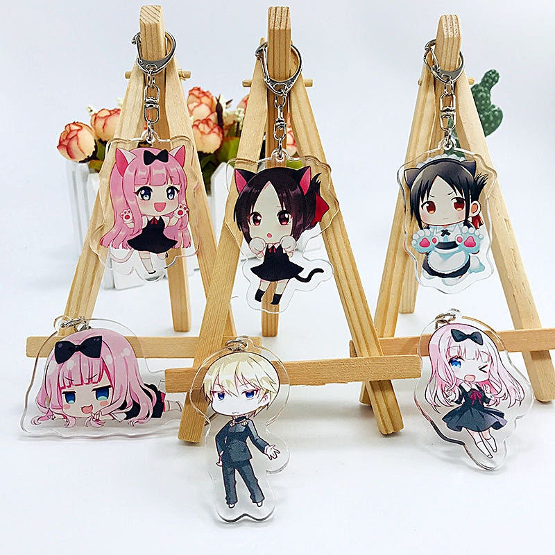 Set Of 2pcs X Acrylic Keychain Kaguya Sama Love Is War Anime Etsy