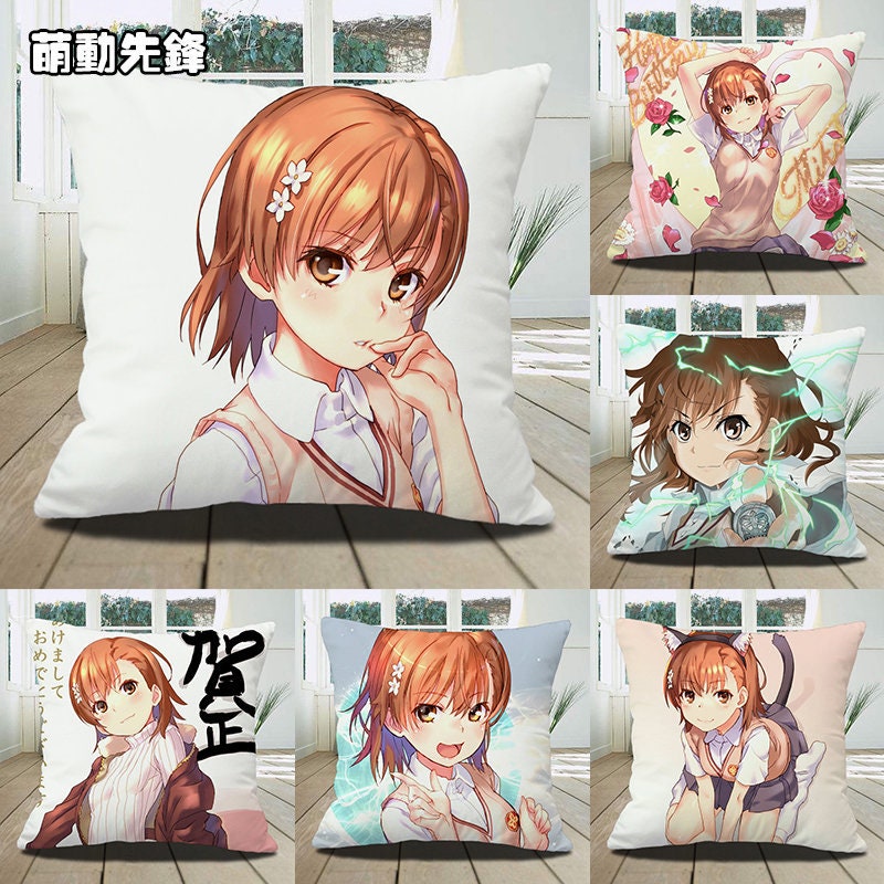 A Certain Scientific Railgun Comics Charms Anime Pillow Softer Etsy A Certain Scientific Railgun Comics Charms Anime Pillow Softer Etsy