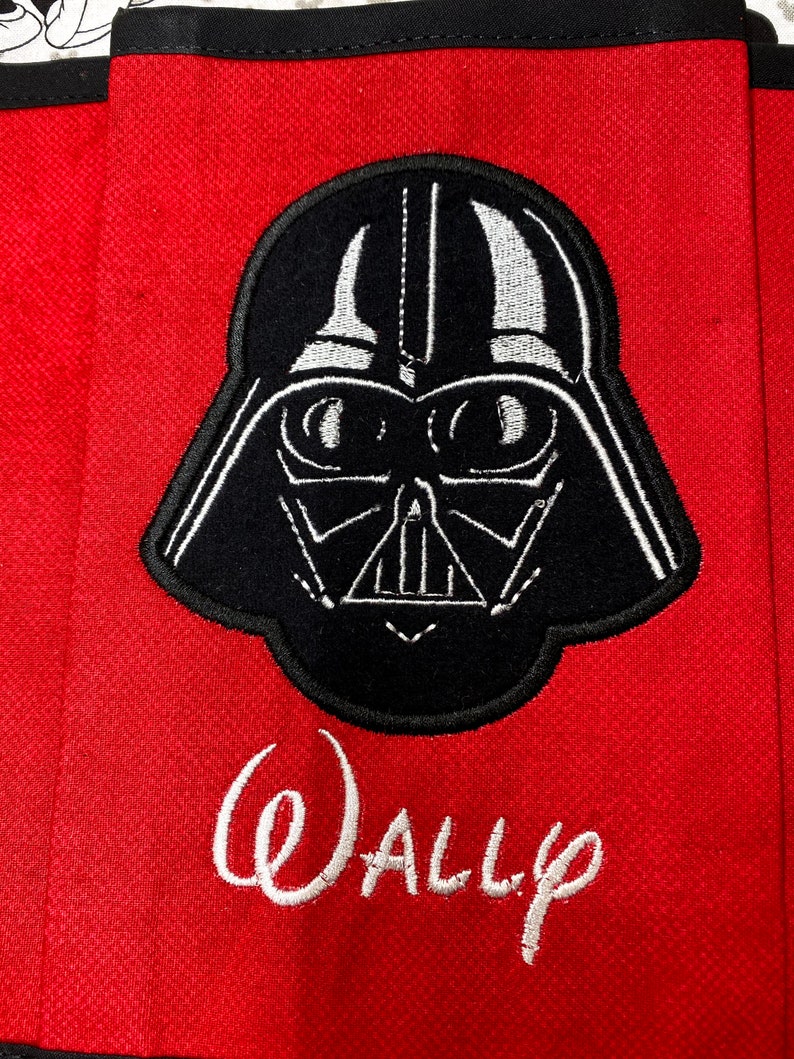 Darth Vader Inspired Applique Embroidery Design Etsy