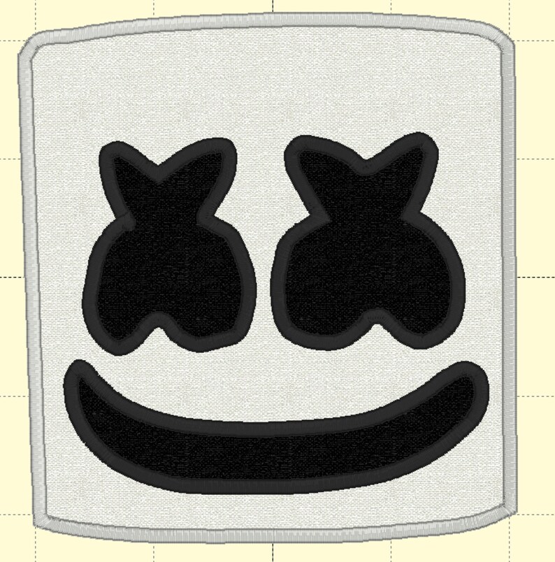 Printable DJ Marshmello Face