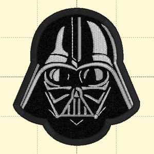 Darth Vader inspired Applique Embroidery Design