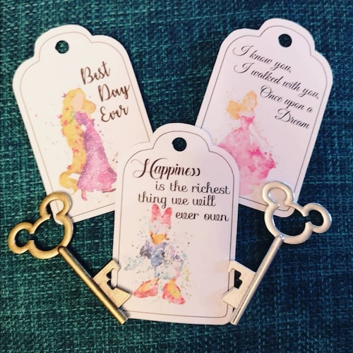 Disney Princess Theme Bottle Opener Keys Wedding Favour Pack Etsy