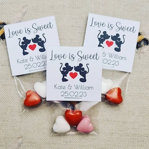 Disney Love is Sweet Mini Stawberry Heart Sweets pack of 15!