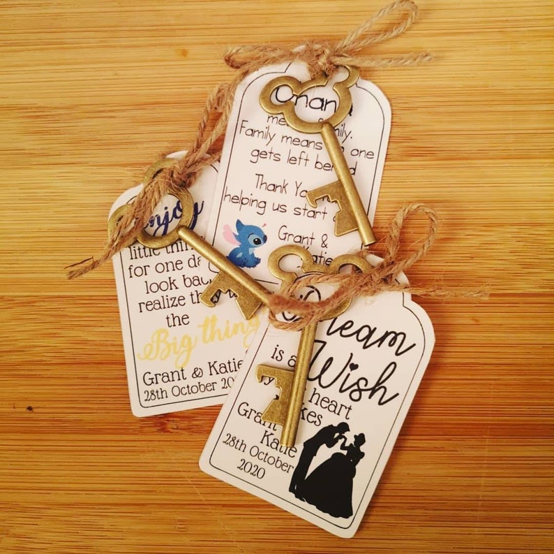 Disney Theme Bottle Opener Keys pack of 10 Etsy