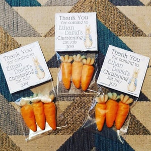 Confezione da 15 bomboniere per battesimo Peter Rabbit