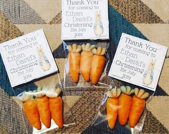 Confezione da 15 bomboniere per battesimo Peter Rabbit