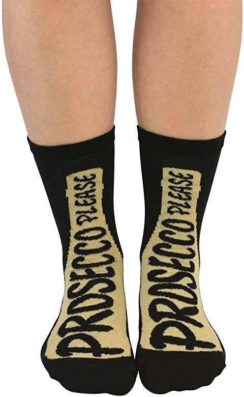 Image of Cockney Spaniel Prosecco Please Womens Socks