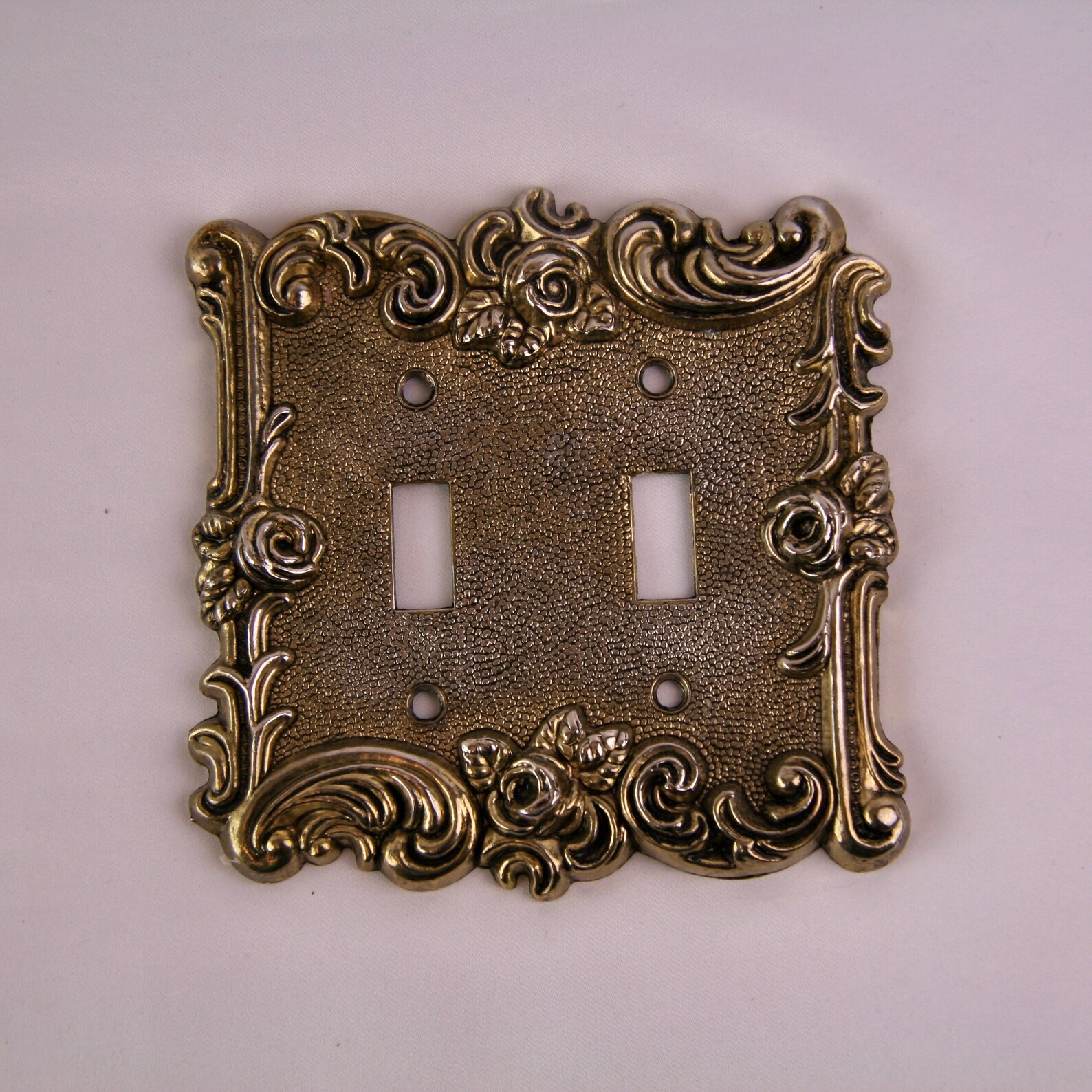 Vintage Gold Decorative Switch Plates Set of 2 Etsy