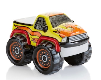 monster truck piggy bank