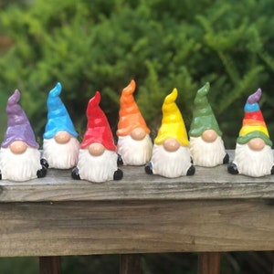 ON SALE Rolly Polly Garden Gnome, 70 designs, personalize & customize, wedding, modern gnome, indoor or outdoor, perfect gift, fast shipping