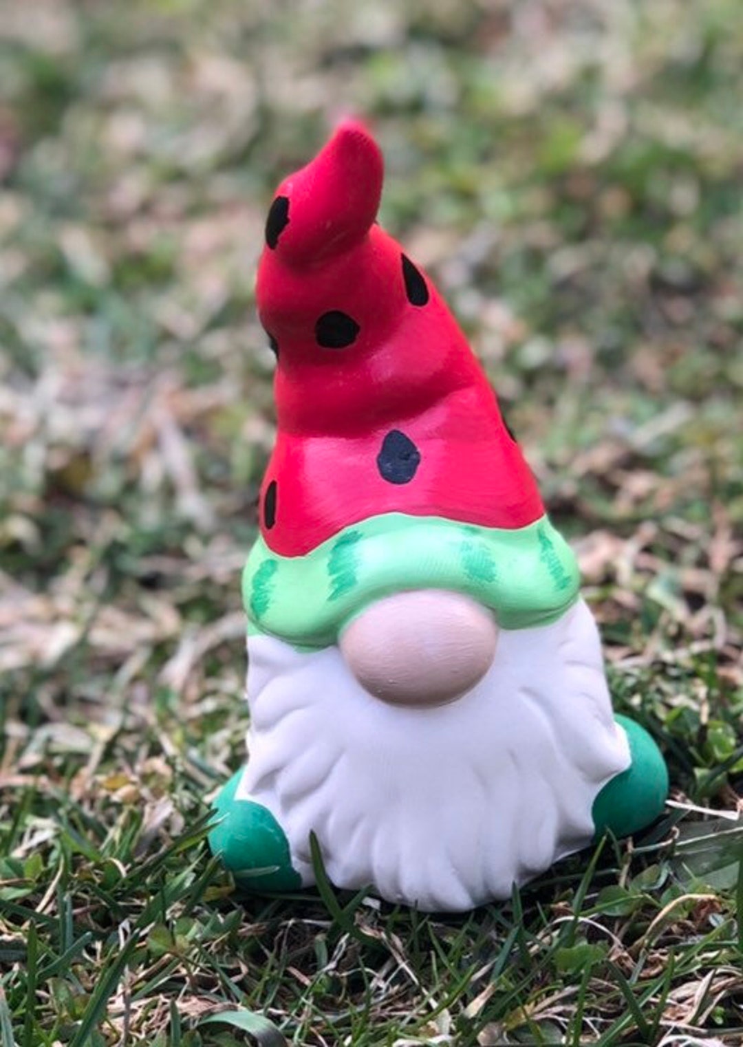 Gnome with hole cut out for mini Playdoh