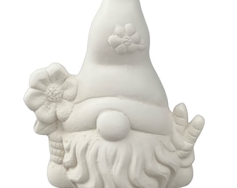 CLEARANCE 4059 Frey with Flower 6.25” T x 4.5” W , UNPAINTED, perfect gift, anniversary gift