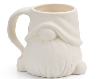 CLEARANCE 4226 Gnome Mug 4.25Hx5.25W 20oz., unpainted, perfect gift, anniversary gift