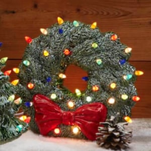 DIY Light up wreath Custom painted or diy , craft kit, perfect gift, diy kit