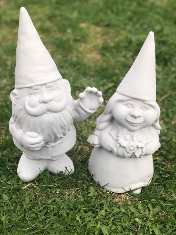 Pareja de gnomos de hormigón de 12 pareja de gnomos de - Etsy España Pareja de gnomos de hormigón de 12 pareja de gnomos de - Etsy España