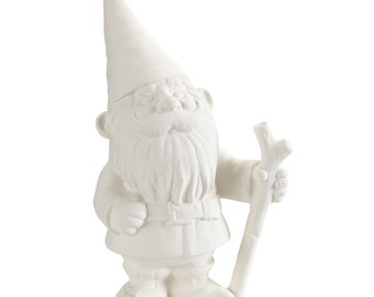 CLEARANCE 7255 Large Gnome   17.5H x 9.5W, unpainted, perfect gift, anniversary gift