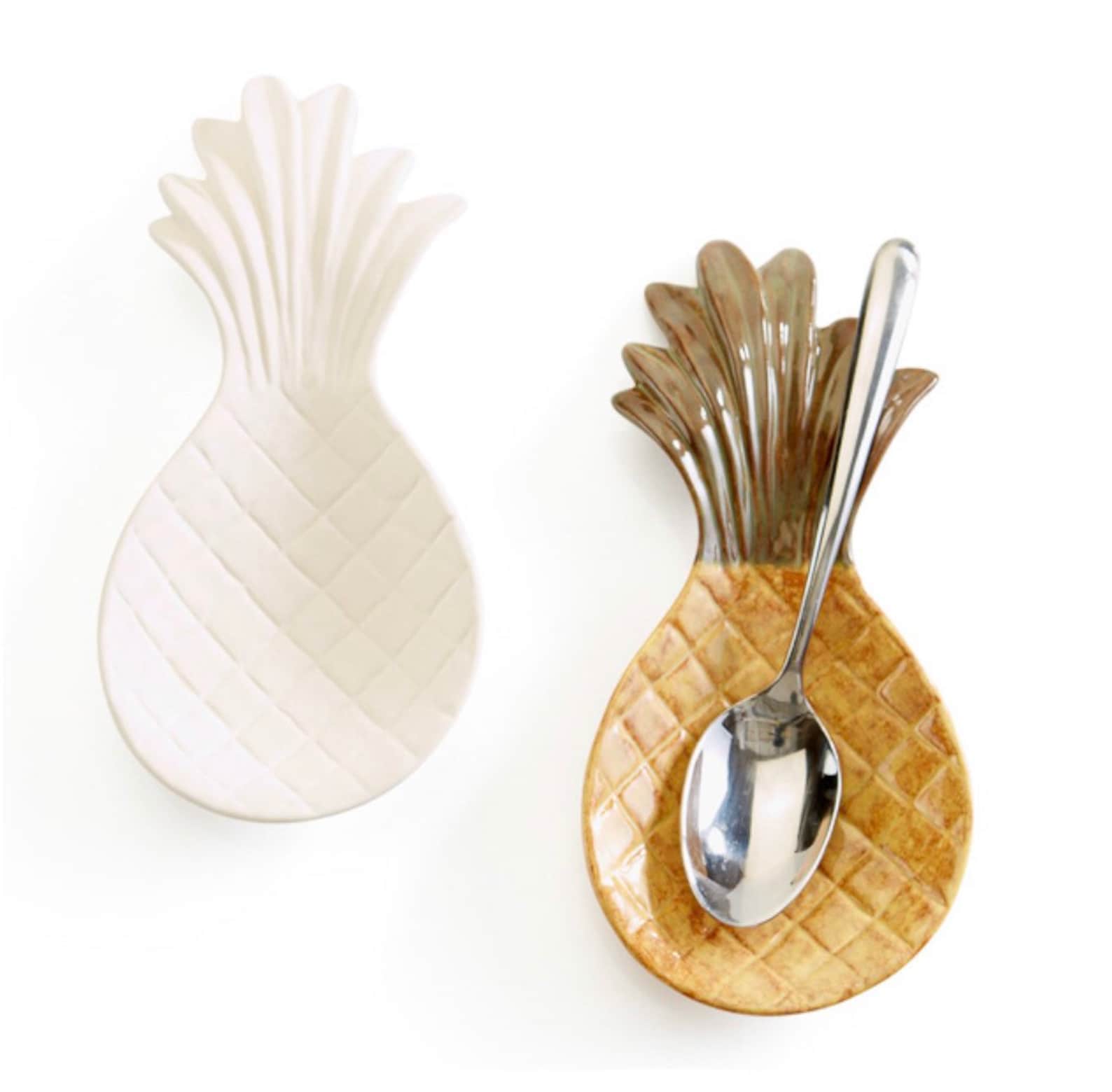 Pineapple spoon holder Custom painted or diy craft kit Etsy