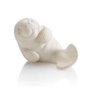 CLEARANCE 7466 Manatee 3.25H x 5L, unpainted, perfect gift, anniversary gift