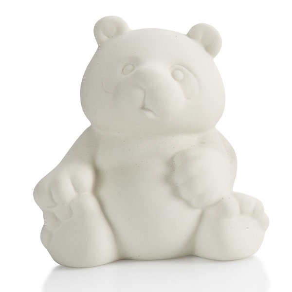 CLEARANCE 7246 Panda 4.5H, unpainted, perfect gift, anniversary gift