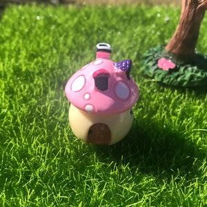 Fairy garden miniature mushroom house, Fairy garden accessories,   accents, miniature garden, terrarium accents