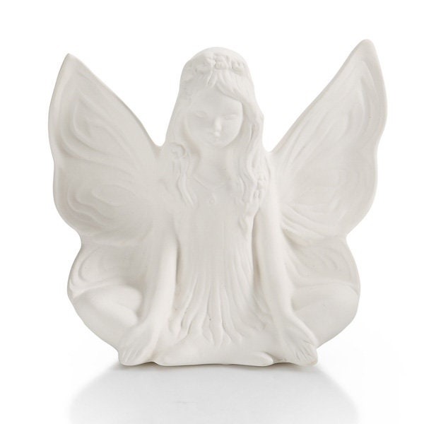 CLEARANCE 7418 Lotus Fairy 4H x 4.5W, unpainted, perfect gift, anniversary gift