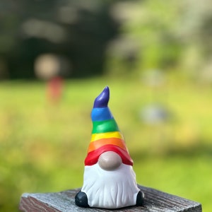 5” Gnome Custom painted or diy , craft kit, perfect gift, paint your own pottery