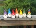 5” Gnome Custom painted or diy , craft kit, perfect gift, paint your own pottery 