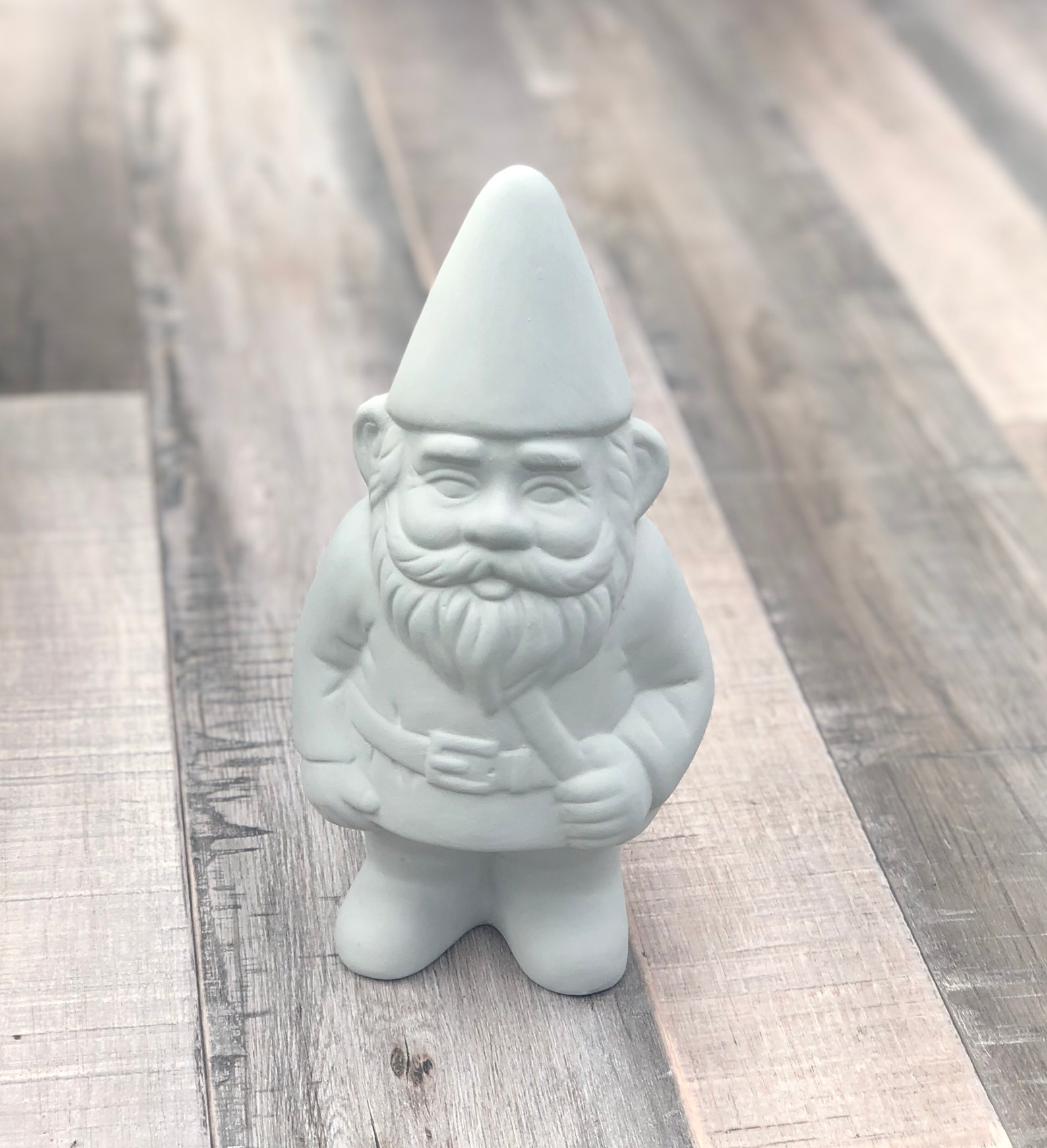 8 Concrete Gnome Statue gnome ceramic pottery bisque Etsy