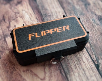 Custom Flipper Zero Case - Personalized Magnetic Carrying Case for Flipper Zero + WiFi Dev Board, USB Cable, SD Card, Flipper Zero Storage