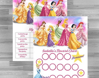 Disney Princess Potty Training Reward Chart