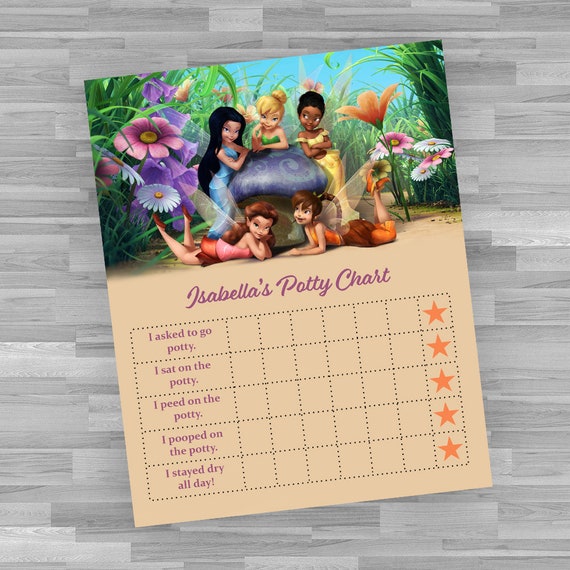 Tinkerbell Potty Chart