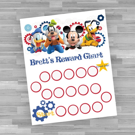 Mickey Mouse Reward Chart