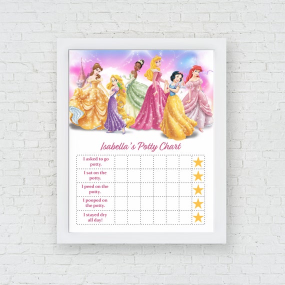 Princess Potty Chart