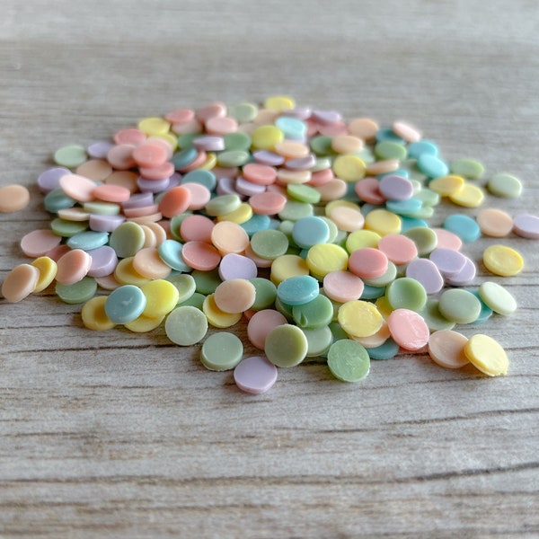 Springtime Mix, Polymer Clay, Fake Sprinkles, Decoden Charms, Decoden Funfetti, Fake Sprinkle Mix