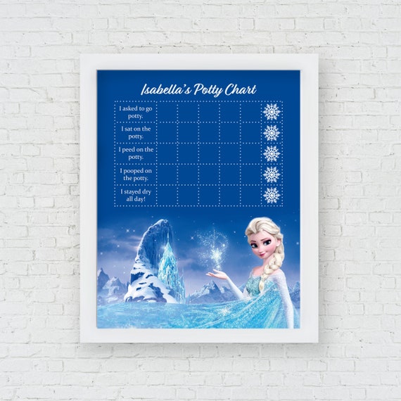 Frozen Potty Chart