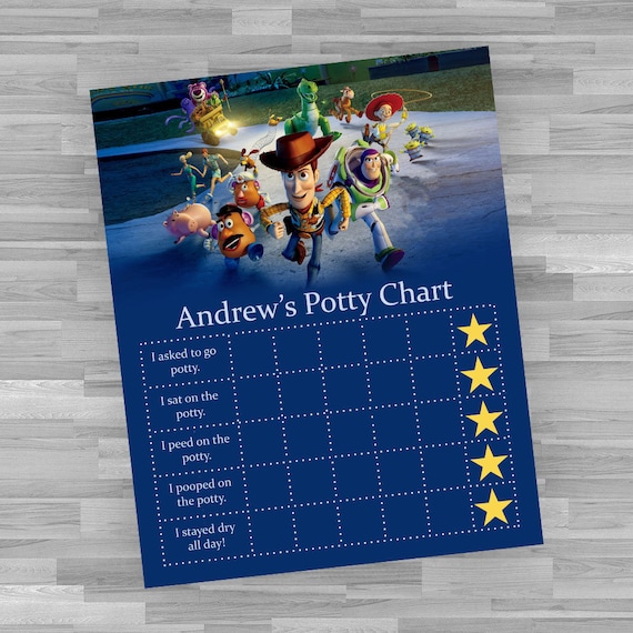 Printable Toy Story Potty Chart