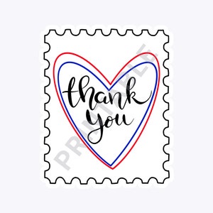 USPS stamp clip art | USPS stamp thank you sticker | thank you USPS sticker | thank a mail carrier | package stickers | delivery stickers |