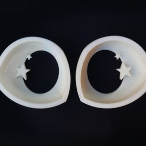 Follow-me fursuit eye blanks / STARRY / 3d printed, multi-color