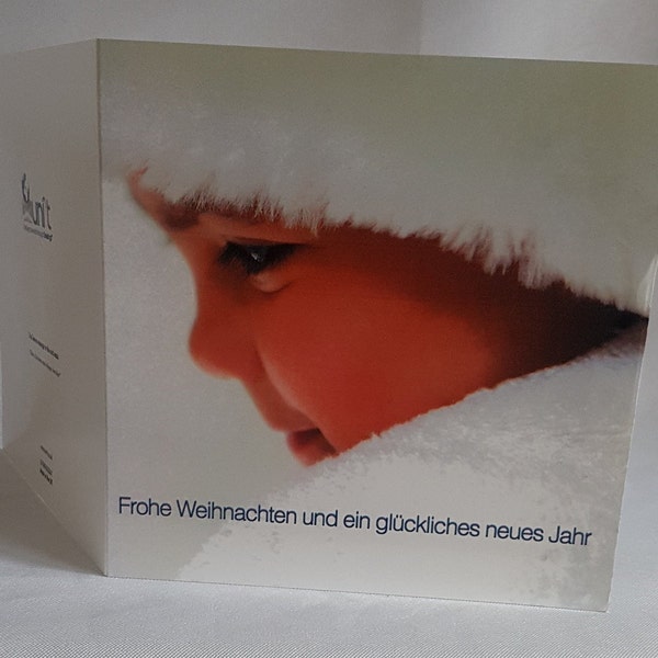German “Merry Christmas and A Happy New Year” Greeting Card