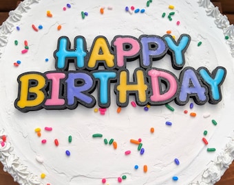 DIY Reusable Cake Topper for Unique Birthday Decorations