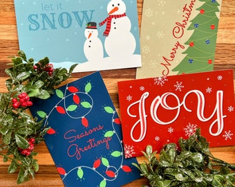 Holiday Postcards | Christmas Winter Cards | Seasonal Notes
