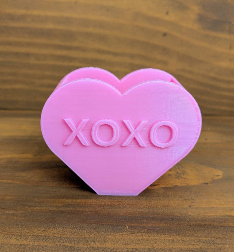 Conversation Heart Candy Box XOXO Style Valentines Gift Etsy