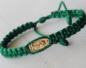 Our Lady of Guadalupe Bracelet, Virgin Mary Jewelry, Virgen de Guadalupe Pulsera, Paracord Bracelet, Catholic Jewelry, Catholic Bracelet