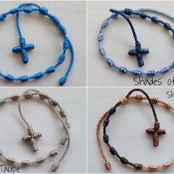 Men Cross Bracelet Etsy