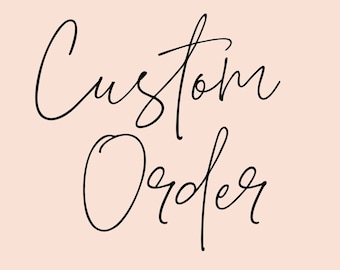 Reserved Listing for Morgan Toomer